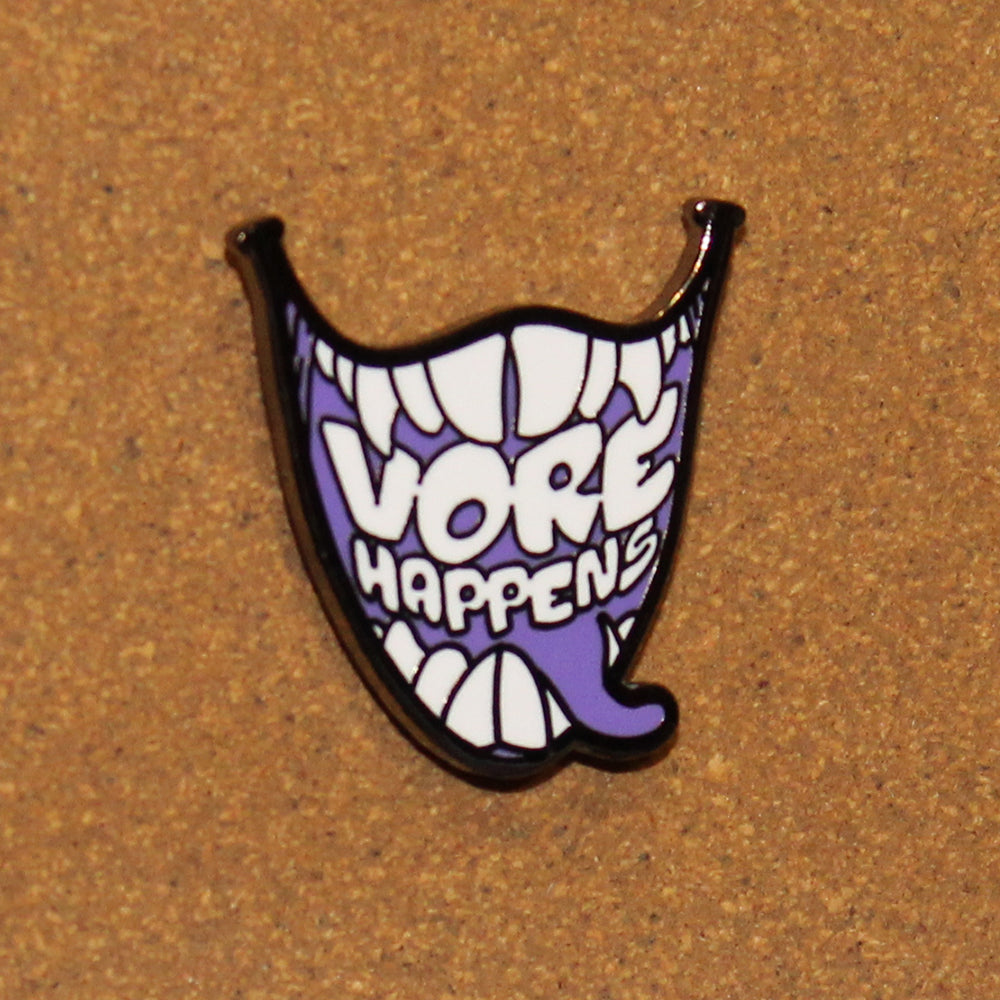Vore Happens Pin
