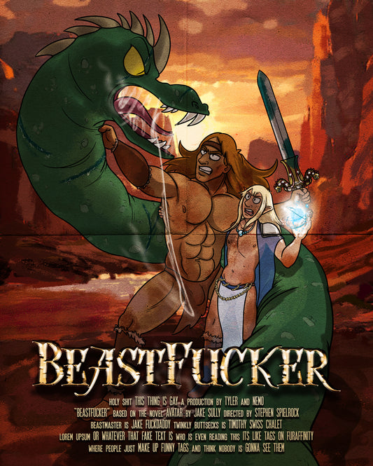 Legally Distinct Beastmaster Poster