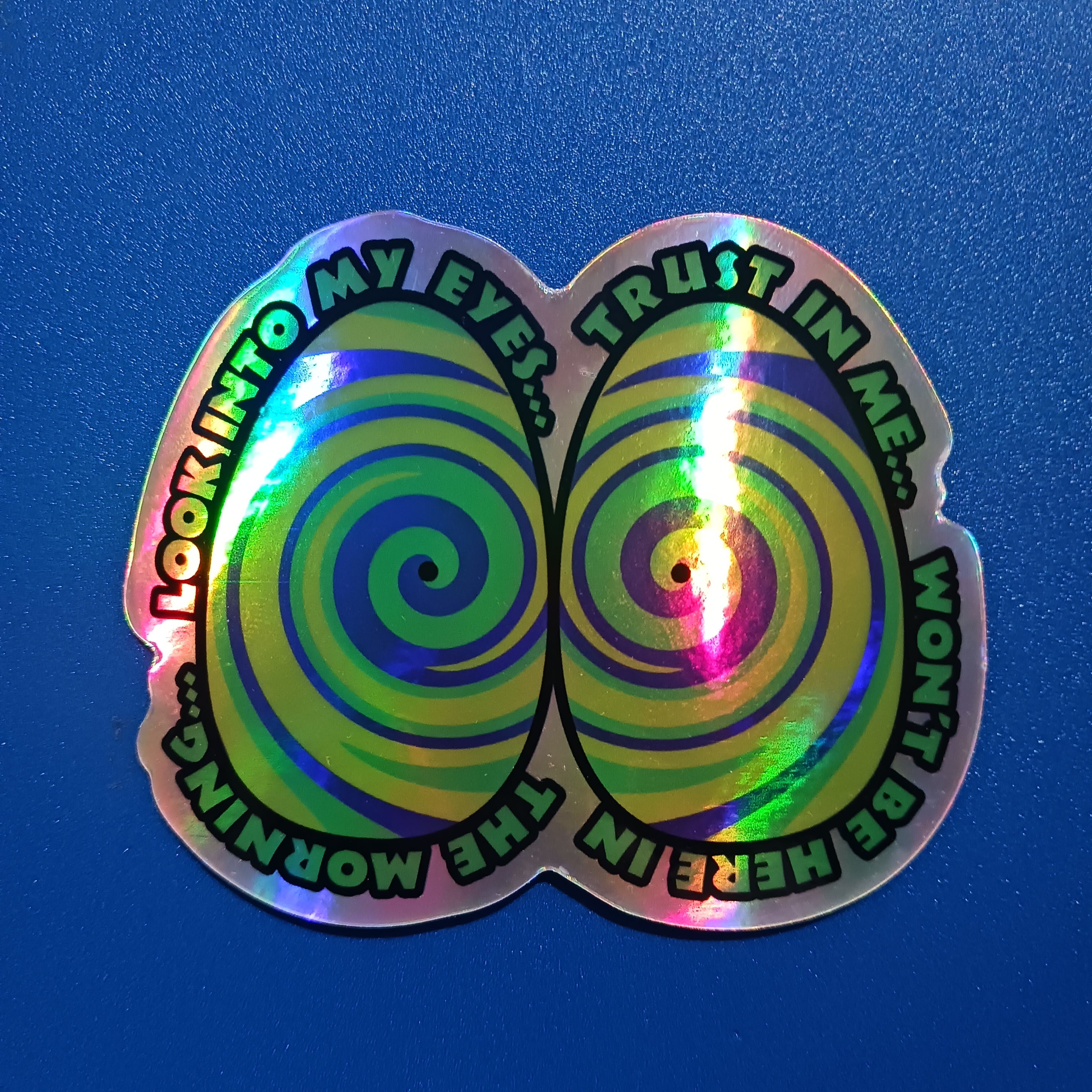 Hypnotic Eyes Sticker – TylerMannArt
