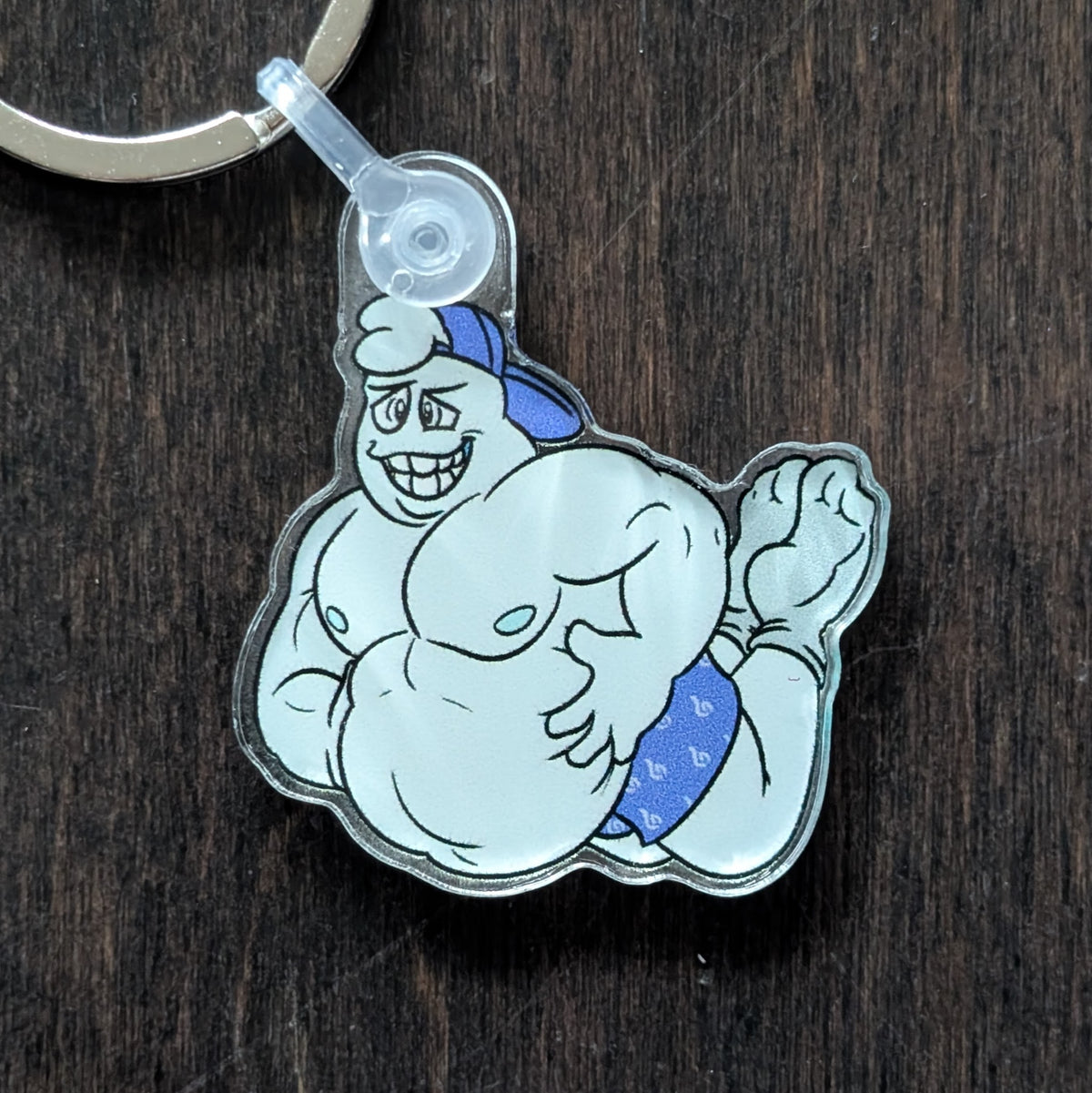 Chadster The Bro Ghost Keychain